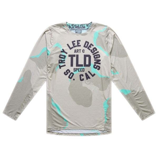 Troy Lee Designs - GP Pro Air Camo Jersey motocross jersey in Aqua Desert product view sku 378249002
