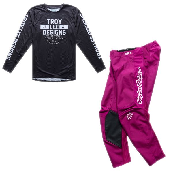 Troy Lee Designs - GP Pro Air Seal Jersey, Pant Combo motocross jersey in Black/Fuchsia product view