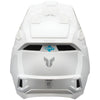 Studio view of Thor - Fleet Whiteout Helmet (Youth) helmet helmet, in Matte White, vented chin bar and intake ports, on a clean white background, (SKU 011116) Colors: Matte White Sizes: Y-LG, Y-MD, Y-SM