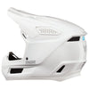 Studio view of Thor - Fleet Whiteout Helmet (Youth) helmet helmet, vented chin bar and intake ports, on a clean white background, (SKU 011116) Colors: Matte White Sizes: Y-LG, Y-MD, Y-SM