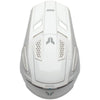 Studio view of Thor - Fleet Whiteout Helmet (Youth) helmet helmet, vented chin bar and intake ports, on a clean white background, (SKU 011116) Colors: Matte White Sizes: Y-LG, Y-MD, Y-SM