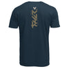 Clean studio shot of Thor Vert Tee; showing tee fit, printed graphics, and crew neckline; SKU 3030250; Colors: Navy, Heather Gray; Sizes: S-2XL