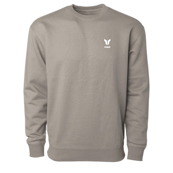 Thor Complex Crewneck product image in Cement sizes SM, MD, LG, XL, 2X SKU 3050723. Sweatshirts & Hoodies | Available at BTO Sports