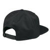 The Thor Stamp Hat Sku 25014292 from the back showing mesh shell with plastic snap for size adjustment on a white background