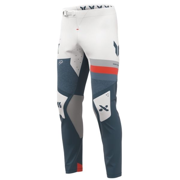 Thor Sportmode League Pants side view Colors: Charcoal/Wht SKU:2901122 | Available at BTO Sports.