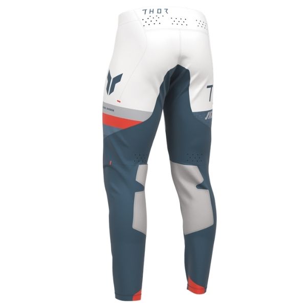 Thor Sportmode League Pants side view Colors: Charcoal/Wht SKU:2901122 | Available at BTO Sports.