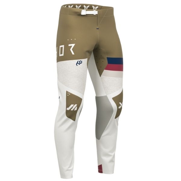 Thor Sportmode League Pants front angle view Colors: Charcoal/Wht SKU:2901122 | Available at BTO Sports.