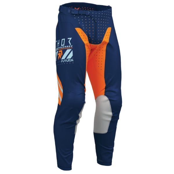 Thor Launchmode Futura Pants front angle view Colors: Charcoal/Green SKU:2901123 | Available at BTO Sports.
