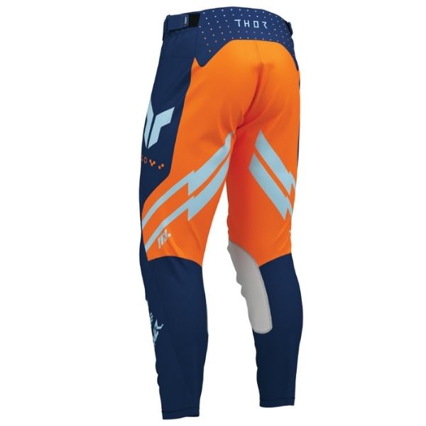 Thor Launchmode Futura Pants side view Colors: Black/Red SKU:2901122 | Available at BTO Sports.