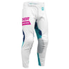 Thor Launchmode Bleach Pants front angle view Colors: Wht/Aqua SKU:2901123 | Available at BTO Sports.