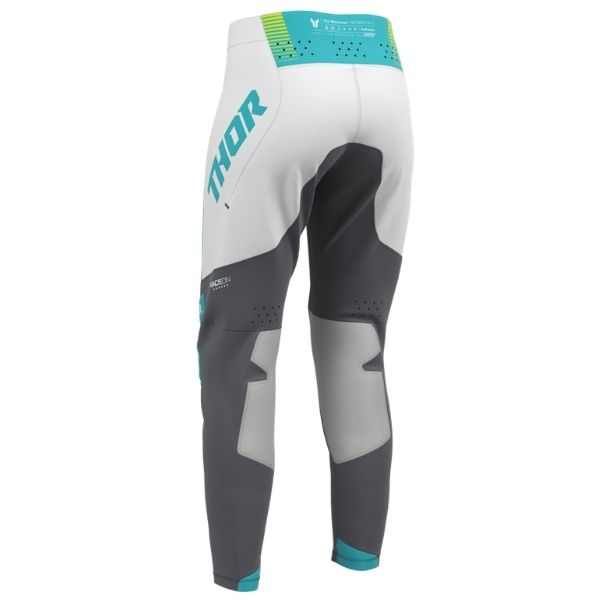 Thor Sportmode Velocity Pants (Womens) side view Colors: Black/Orchid SKU:290204 | Available at BTO Sports.