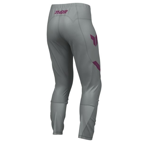 Thor Ridemode Menace Pants (Womens) side view Colors: Purple/Grey SKU:290204 | Available at BTO Sports.
