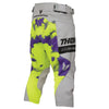 Thor Launchmode Bleach Pants (Youth) side view Colors: Grey/Acid SKU:290326 | Available at BTO Sports.