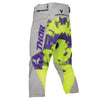 Thor Launchmode Bleach Pants (Youth) side view Colors: Grey/Acid SKU:290326 | Available at BTO Sports.