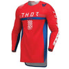 Front of Thor Sportmode Synth Jersey in Red with Thor Graphic on center Sku 2910838 on a white background | SKU: 29108380 | Available at BTO Sports