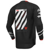 Back of Thor Launchmode Futura Jersey in Black and Red with logo on center of the back Sku 2910841 on a white background
 | SKU: 29108412 | Available at BTO Sports