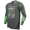 Front of Thor Launchmode Futura Jersey in Grey with Thor Graphic on center Sku 2910841 on a white background | SKU: 29108419 | Available at BTO Sports