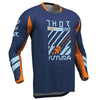 Front of Thor Launchmode Futura Jersey in Blue and Orange with Thor Graphic on center Sku 2910842 on a white background | SKU: 29108414 | Available at BTO Sports