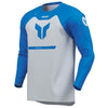 Front of Thor Ridemode Menace Jersey in Blue and White with Thor Graphic on center Sku 29108699 on a white background | SKU: 29122699 | Available at BTO Sports