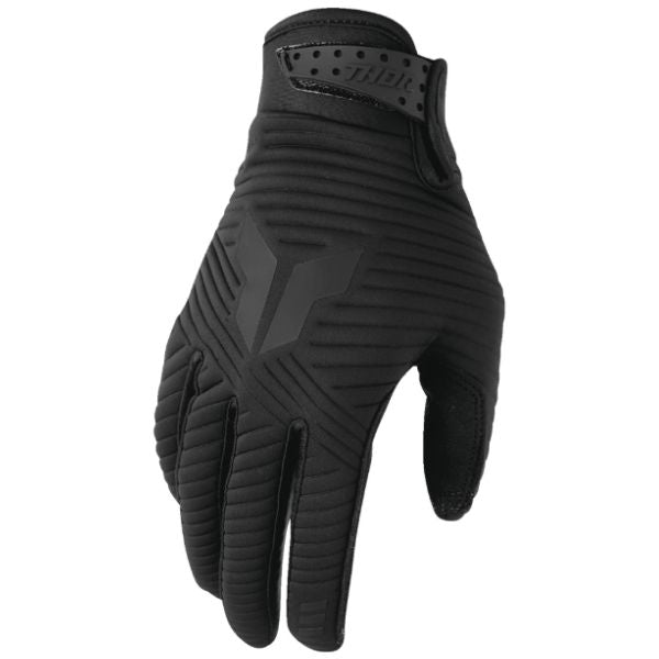 Thor Sportmode CW Gloves side view Colors: Black Sizes: XS to 2X SKU:333083 | Available at BTO Sports.
