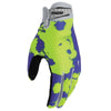 Thor Launchmode Bleach Gloves rear view Colors: Wht/Aqua Sizes: XS to 2X SKU:333083 | Available at BTO Sports.