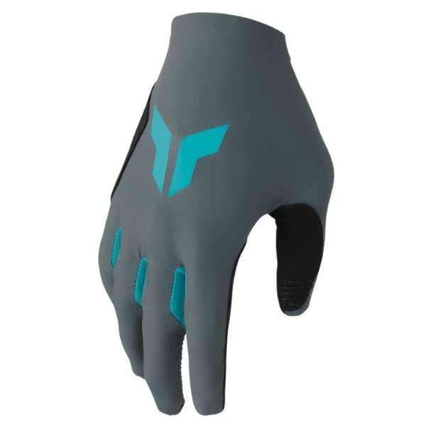 Thor Sportmode Iconic Gloves (Womens) side view Colors: Black/Orchid Sizes: SM to XL SKU:333102 | Available at BTO Sports.