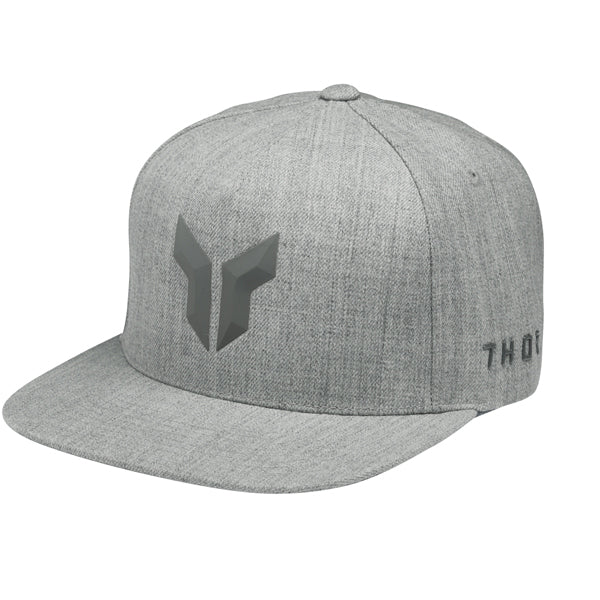 Front view Thor Iconic Hat in grey with logo on the front sku 25014466 on a white background