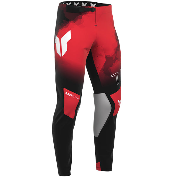 Clean studio shot of Thor Sportmode Carbon Pants; showing panel layout, seams, and overall cut; SKU 2901127; Sizes: 28-38