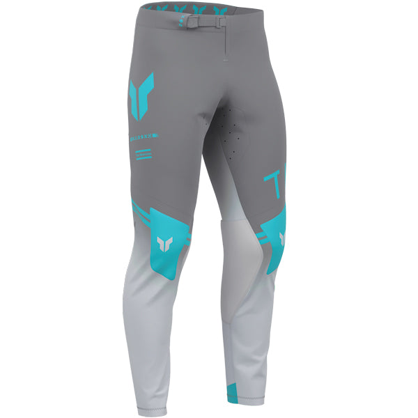 Professional studio photo of Thor Sportmode Geo Pants; showing panel layout, seams, and overall cut; SKU 290112796; Sizes: 28-38