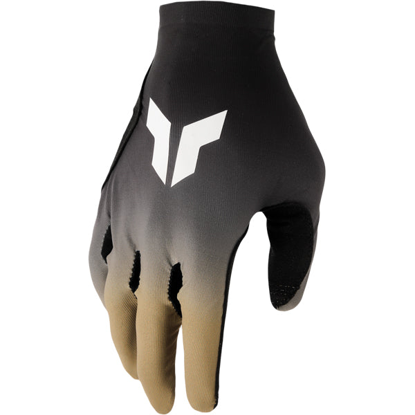 Professional studio photo of Thor Sportmode Iconic Gloves; showing stitching detail and grip areas; SKU 333091; Sizes: XS-2XL