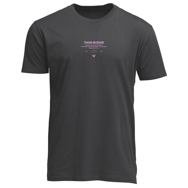 Studio photo on a white background of Thor Signature Tee; showing tee fit, printed graphics, and crew neckline; SKU 3030251; Colors: Coal, Olive