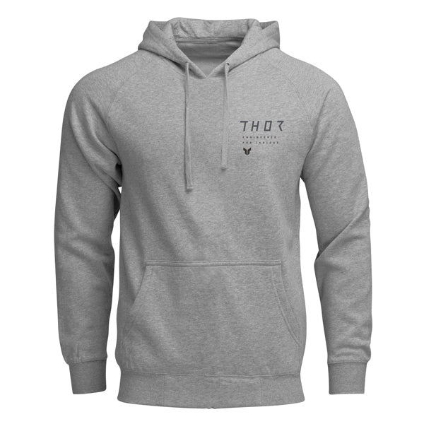 Thor Stamp Pullover product image in Heather/Gry sizes SM, MD, LG, XL, 2X SKU 3050722. Sweatshirts & Hoodies | Available at BTO Sports