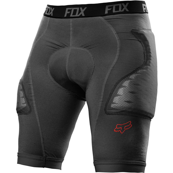 Fox Racing Titan Race Short product image in Charcoal sizes XL, M, S, L SKU 07488-028-XL. Base Layer Shorts | Available at BTO Sports