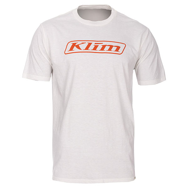 Studio photo on a white background of Klim Dont Follow Moto T-Shirt; showing tee fit, printed graphics, and crew neckline; SKU 3700-000-120-913