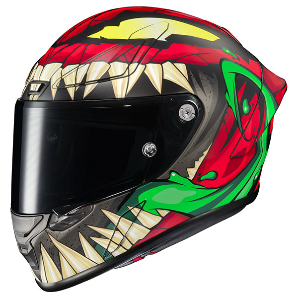 studio product photo of HJC SKU 809183104 in Red, sizes SM, MD, LG, XL for motocross helmet, dirt bike, off road.