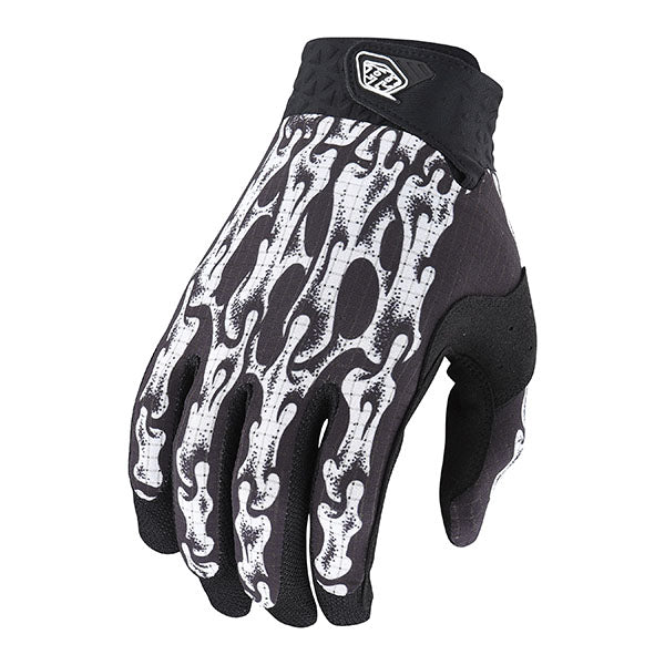 Product image of 1 Troy Lee Designs LE AIR GLOVE SLIMEHANDS WHTBLK 01 29838bbd bf26 4f1a 91e2 1144fc330b63 motocross gloves showing fit, construction, and colorway | Available at BTO Sports