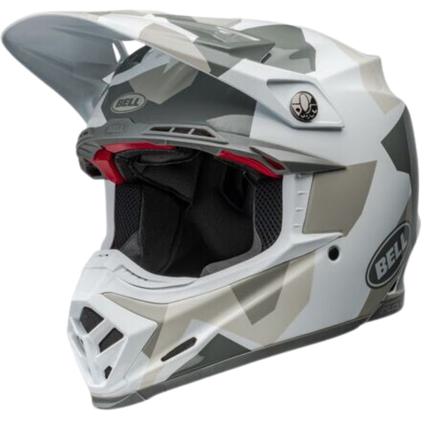 Bell Helmets Bell - Moto-9S Flex Rover Helmet off-road motocross helmet, showing aerodynamic shell design, ventilation ports, and secure retention system built for rider comfort and protection. SKU 07157196.
