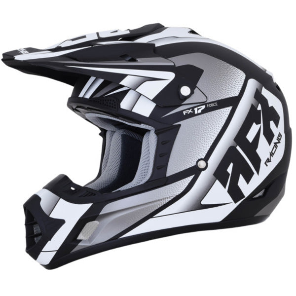 AFX AFX - FX-17 Force Matte Helmet street motorcycle full‑face helmet black matte product view — lightweight, ventilated shell for impact protection and everyday riding comfort, SKU '01105209.