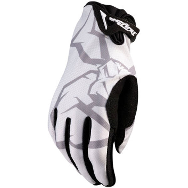 Product image of agroid gloves white 85a225d8 c861 4355 9a33 ce9cb7cf4265 motocross gloves showing fit, construction, and colorway | Available at BTO Sports