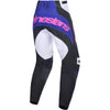 Alpinestars Techstar Knif Pants front angle view Colors: Black/Light Gray/Purple SKU:3720926-1568 | Available at BTO Sports.