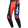 Alpinestars Techstar Knif Pants rear view Colors: Light Gray/Orange Fluo/Black SKU:3720926-9041 | Available at BTO Sports.