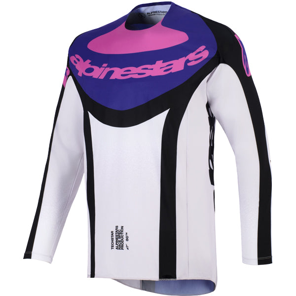 3760926-1568-S, Alpinestars, Techstar Knif Jersey, Black/Light Gray/Purple, Light Gray/Orange Fluo/Black, Black/White/Red, UCLA Blue/Black/Yellow product photo
