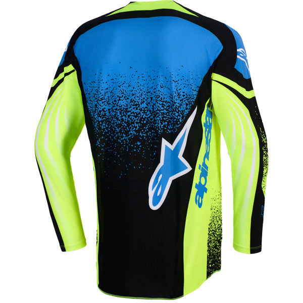 3761026-3129-M, Alpinestars, Techstar Nomur Jersey, Black/White/Red, Dark Navy/Orange/UCLA Blue, Deep Purple/Green/Pink Fluo, Light Gray/Red/Black product photo