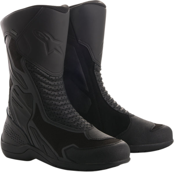 Product image of alpinestars 2018 air plus v2 goretex tcx boot black motocross boots showing design and colorway | Available at BTO Sports