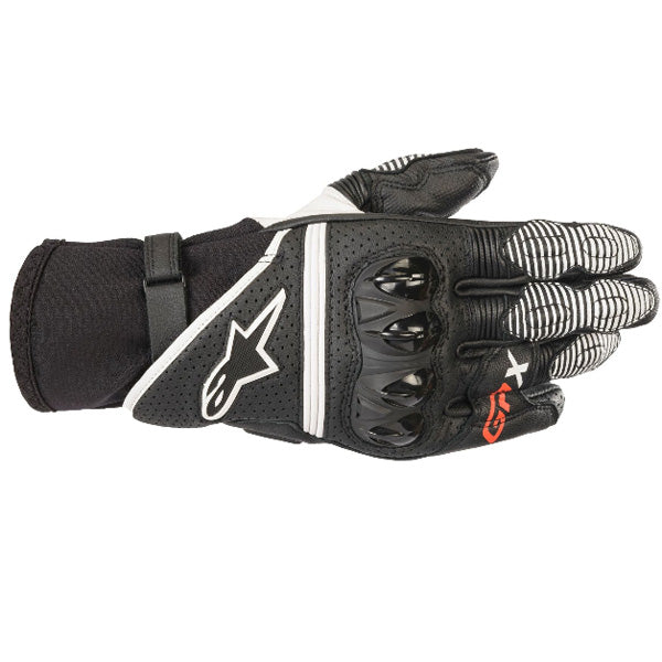 Product image of Alpinestars gp x2 glove blackwhite motocross gloves showing fit, construction, and colorway | Available at BTO Sports