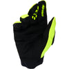 Alpinestars Full Bore V2 Gloves (Youth) front angle view Colors: Yellow Fluo/Black Sizes: Y-2XS to Y-XS SKU:3540226-551 | Available at BTO Sports.