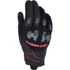 Alpinestars Pro-Dura Gloves front angle view Colors: Black/Bt Red Sizes: SM to 2X SKU:3560425-1303 | Available at BTO Sports.