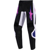 Alpinestars Fluid Grid Pants (Youth) front angle view Colors: Black/Light Gray/Purple SKU:3740926-1568 | Available at BTO Sports.