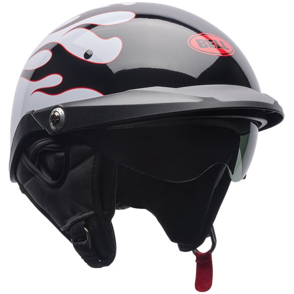 Bell Pit Boss Apex motorcycle helmet in White/Black, view 2, SKU 7207129