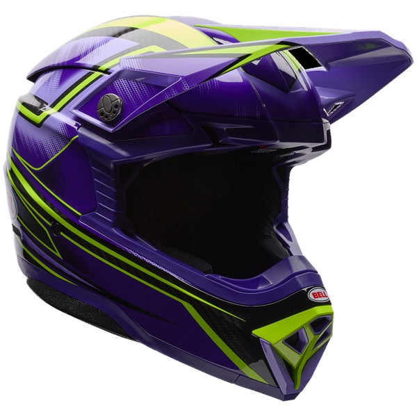 Bell Moto-10 GP Pace motocross helmet in Ultraviolet, view 2, SKU 7206871